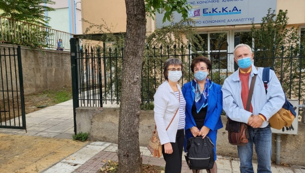 Επίσκεψη της Προέδρου στη Διεύθυνση ΕΚΚΑ Θεσσαλονίκης