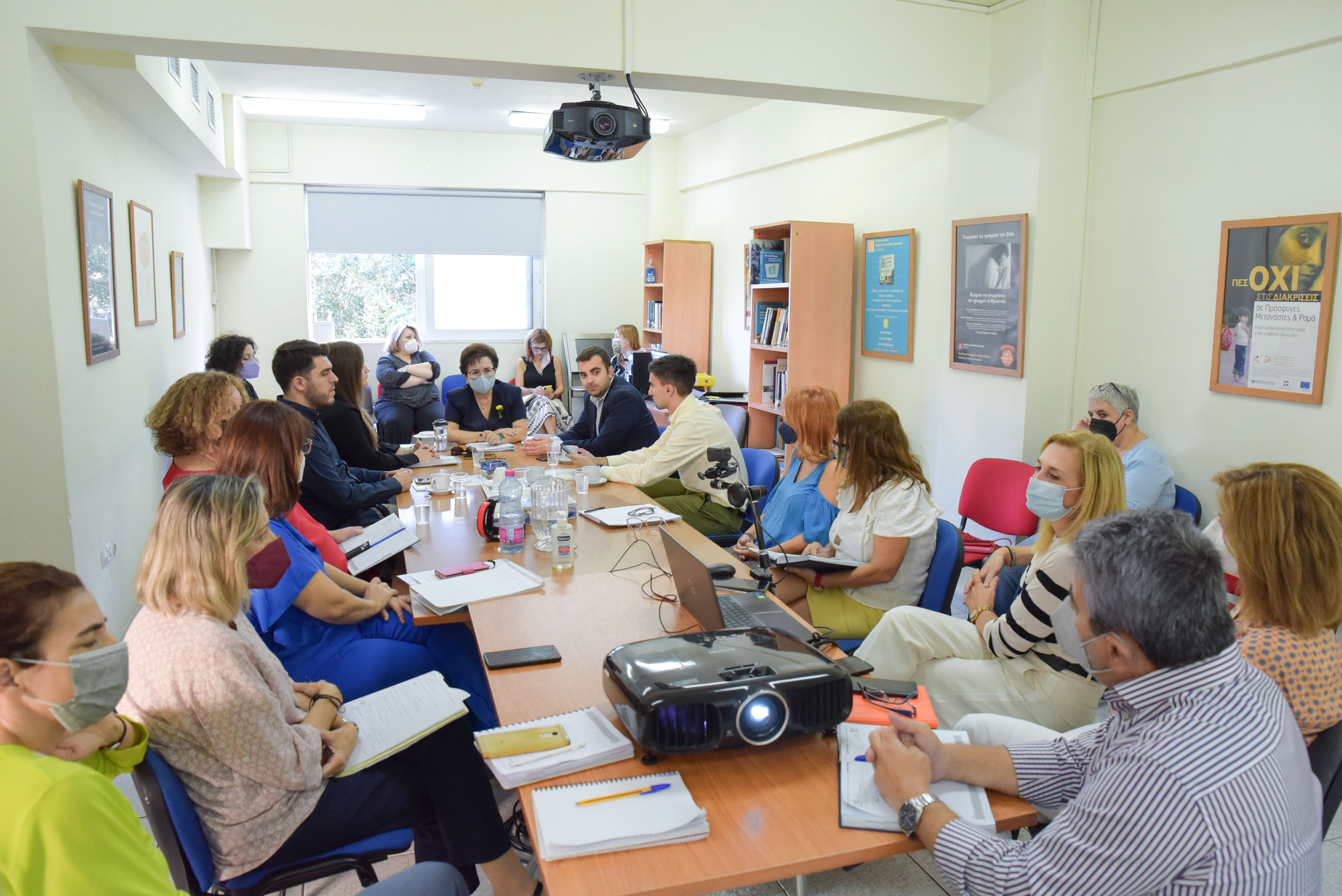 Συνάντηση της ΟΝΝΕΔ στο Εθνικό Κέντρο Κοινωνικής Αλληλεγγύης 